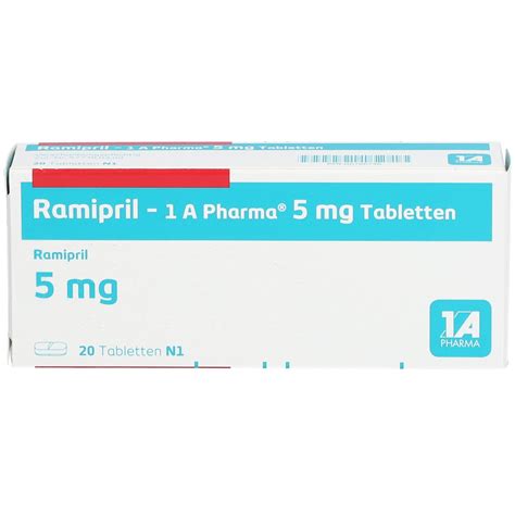 Ramipril A Pharma Mg St Mit Dem E Rezept Kaufen Shop Apotheke