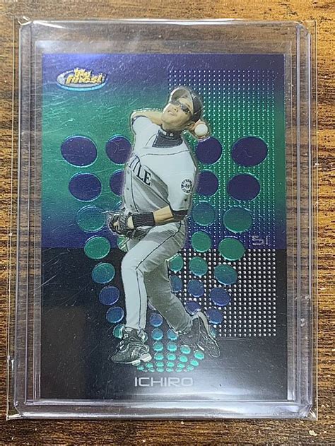 Yahooオークション 【100円スタート】topps Finest 2004 イチロー I