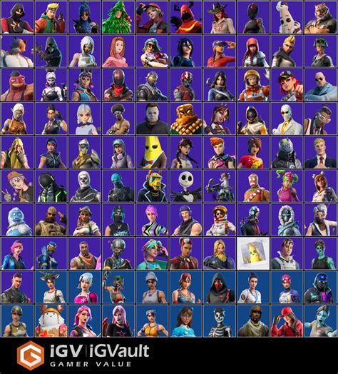 Pc Xbox Nin Skins Renegade Raider Og Skull Trooper Aerial