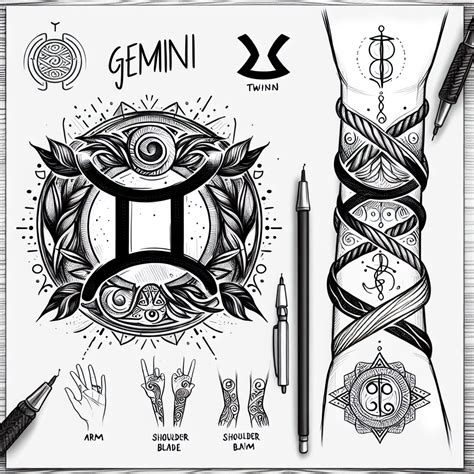 Best Gemini Zodiac Tattoo Ideas | Vondy