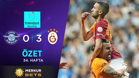 MERKUR BETS Adana Demirspor 0 3 Galatasaray Highlights Özet