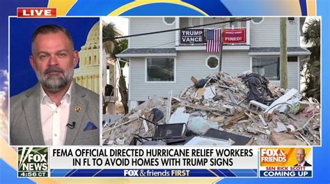 Fired Fema Employee Says Instructions To Skip Trump Homes Part Of