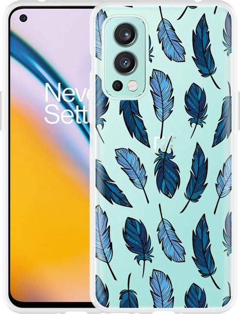 Oneplus Nord Hoesje Feathers Designed By Cazy Bol