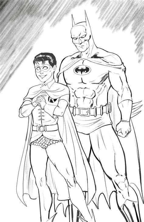 Printable Coloring Pages Batman Robin [2025]