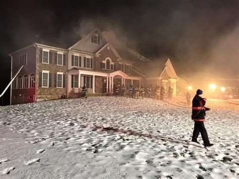 Firefighter Injured Battling Howell House Fire In Frigid Conditions