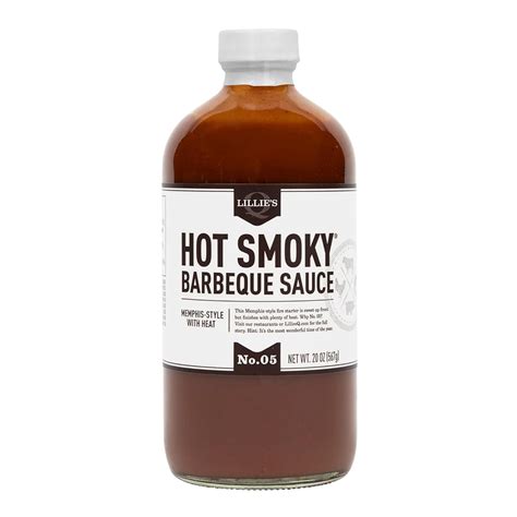 Pack Of Lillies Q Hot Smoky Barbeque Sauce Oz Walmart