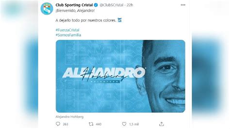 Alejandro Hohberg Fichaje Sporting Cristal Delantero Fue Presentado Como Nuevo Jugador Y Afirma