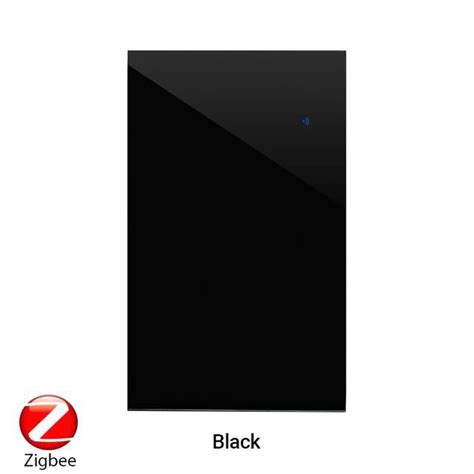 Interrupteur Zigbee Black Switch Gang Interrupteur Mural Tactile Us