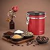 Amazon Mixpresso Oz Coffee Canister Red Stainless Steel