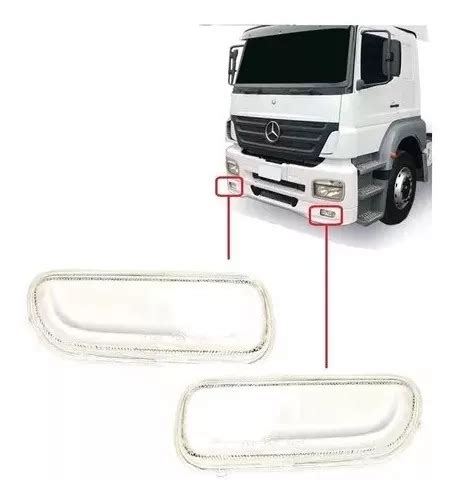 Par Lente Farol Milha Auxiliar Mercedes Benz Axor P S