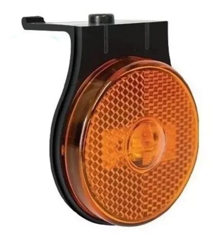 Lanterna Lateral Carreta Nova Randon Led Bivolt Ambar Unid Frete Gr Tis