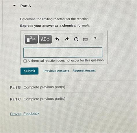 Determine The Limiting Reactant For The Reaction