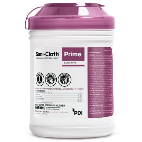 Sani-Cloth Prime Germicidal Disposable Wipes | USAMedicalSurgical.com