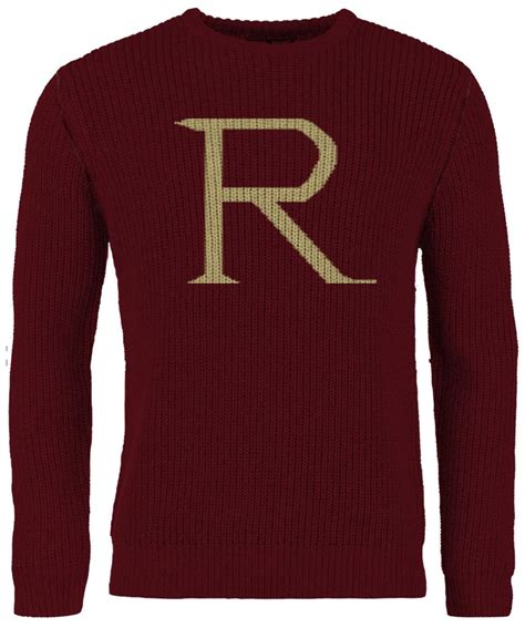 Buy the Ron Weasley 'R' Replica Sweater (Free Shipping) - Merchoid