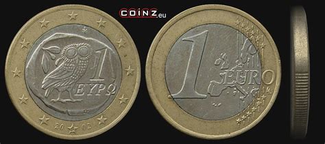 Coinz Eu 1 Euro 2002 2006 Monety Grecji