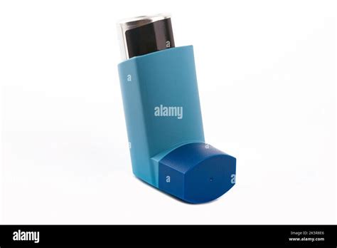 Metered Dose Inhaler isolated over white background Stock Photo - Alamy