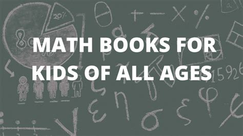 MATH BOOKS FOR KIDS OF ALL AGES | Learning to STEM