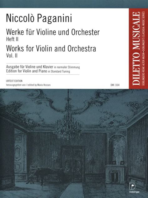 Werke für Violine und Orchester 2 von Niccolò Paganini im Stretta