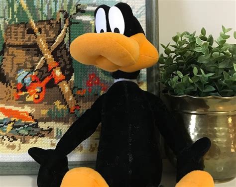 Vintage Looney Tunes Daffy Duck Plush Daffy Stuffie 15 - Etsy