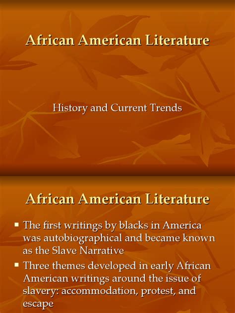 African American Literature Pdf African American Literature