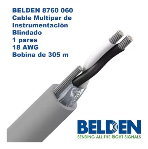 Belden 8760 Cable Instrumentación Blindado 18awg MercadoLibre