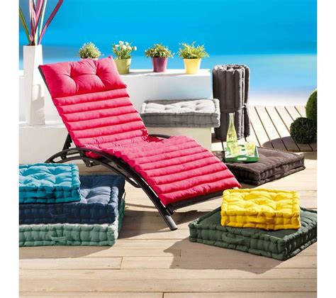 Matelas Bain De Soleil Pacifique X Cm Framboise Chaise Longue