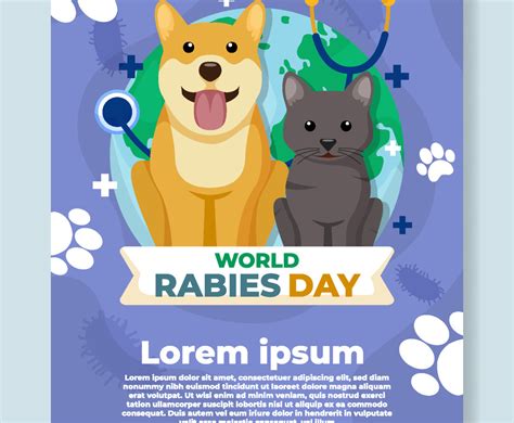 World Rabies Day Poster Template