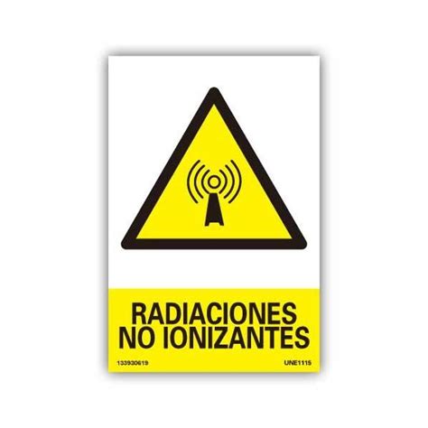 Señal De Advertencia Rectangular Radiaciones No Ionizantes