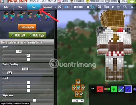 Cách Tự Thiết Kế Skin Minecraft Trên Novaskin