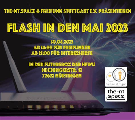 Flash In Den Mai Am Freifunk Stuttgart