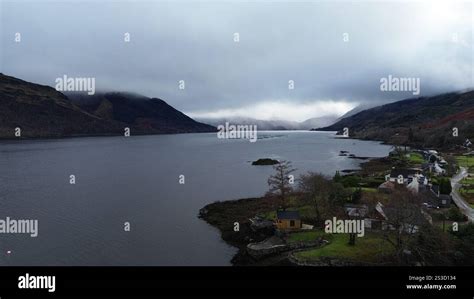 scottish coastal landscape aerial  res stock photography  images