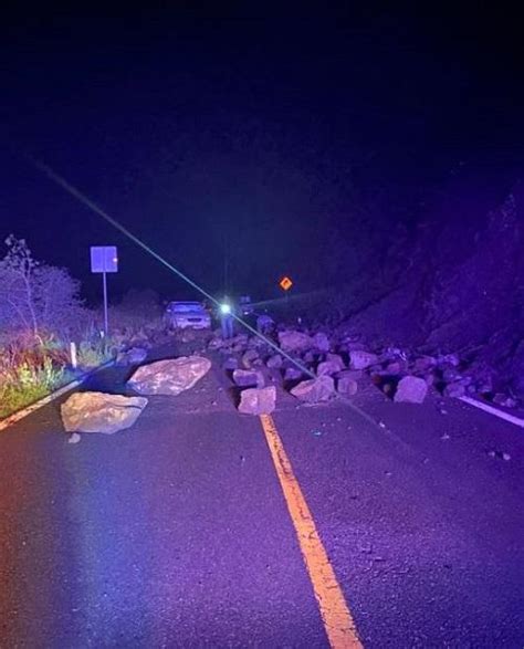 Afectó deslave a la carretera libre Ensenada Tijuana Ensenada Net