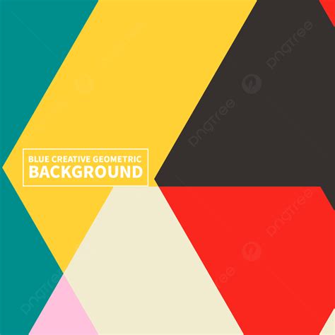 Vector Creative Geometry Background Vector Creativity Geometric