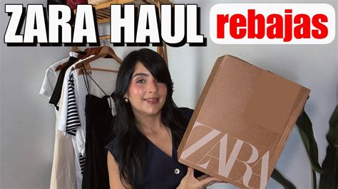 ZARA HAUL REBAJAS súper barato ME PRUEBO TODO YouTube