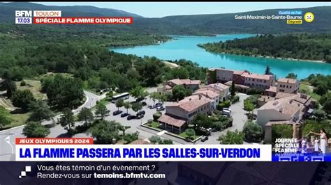 JO 2024 La Flamme Olympique Passera Par Le Village Des Salles Sur Verdon