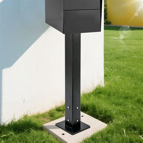 simplay mailbox post   universal  digging black