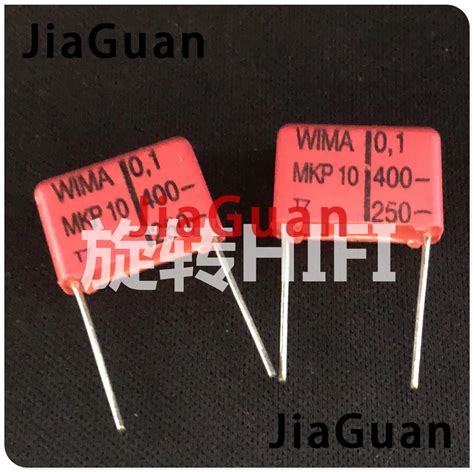 10pcs Red Wima Mkp10 100nf 400v P15mm Original New Mkp 10 104 400v