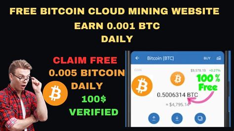 Bitcoin Cloud Mining Website Earn FREE BTC DAILY New Bitcoin