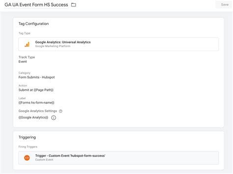 How to track Hubspot form submits in Google Analytics with Google Tag