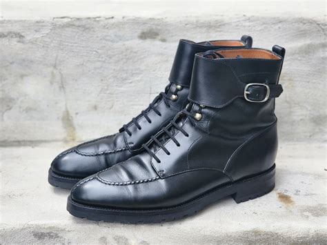 J.FitzPatrick / Black Strap Boots - The Shoe Snob