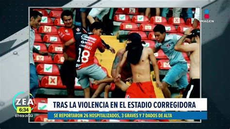 Tragedia En El Estadio Corregidora Se Reportan 26 Hospitalizados