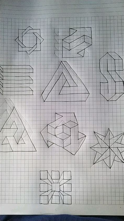 Pin on draw | Graph paper art, Graph paper drawings, Geometric pattern art