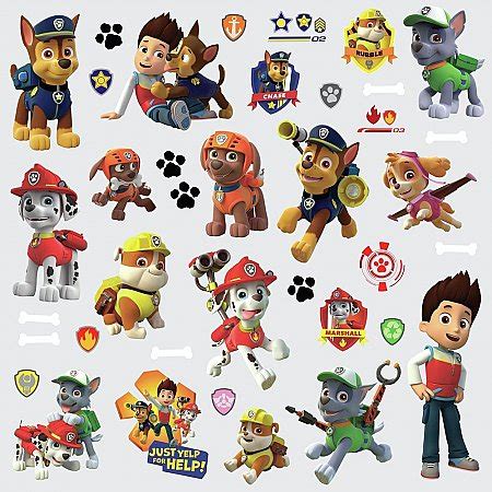 PAW PATROL PEEL AND STICK WALL DECALS |Peel And Stick Decals |The Mural ...