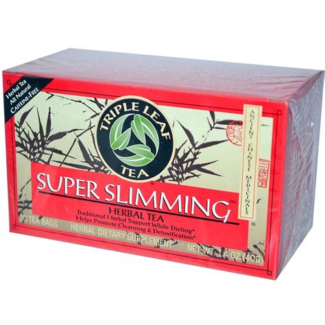 Triple Leaf Tea Super Slim Herbal Tea Caffeine Free 20 Tea Bags 1 6