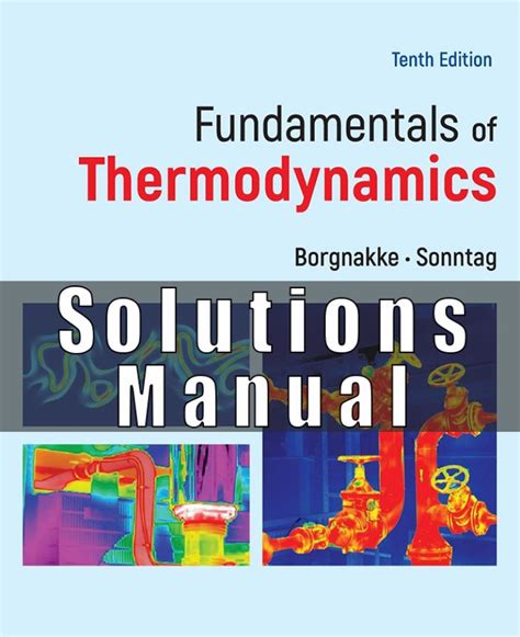 Instructor Solution Manual For Fundamentals Of Thermodynamics Th