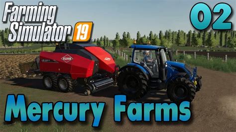 Fs19 Timelapse Mercury Farms 2 Harvesting And Making Straw Bales