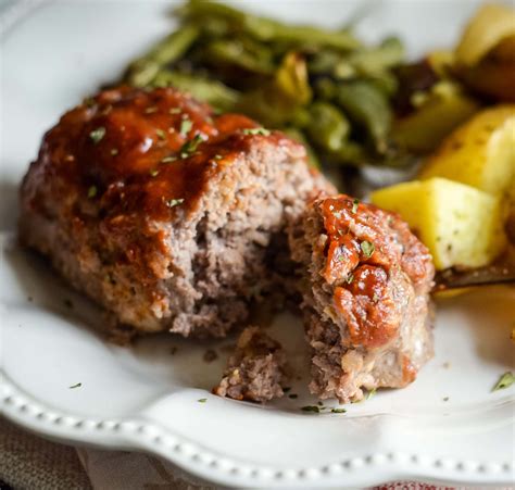 Sheet Pan Mini Meatloaf and Vegetables Recipe - Mommy Hates Cooking