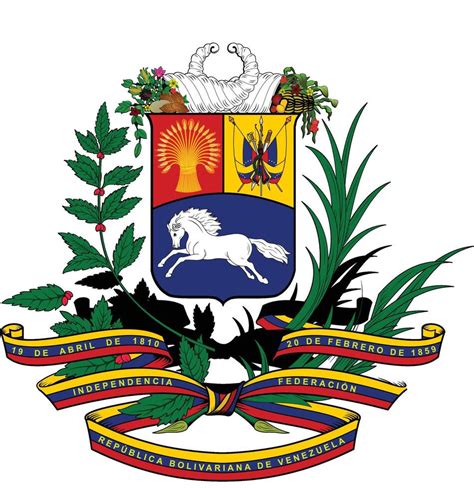 coat of arms of venezuela 44315973 Vector Art at Vecteezy