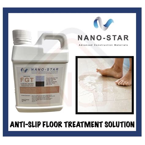 Nanostar Fgt Floor Grip Treatment For Wet Tiles Area Antislip Solution