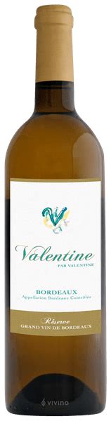 Ch Teau Lamothe De Haux R Serve Valentine Par Valentine Bordeaux Blanc